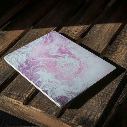 Blue and Purple Marble Surface Laptop 2 Skin